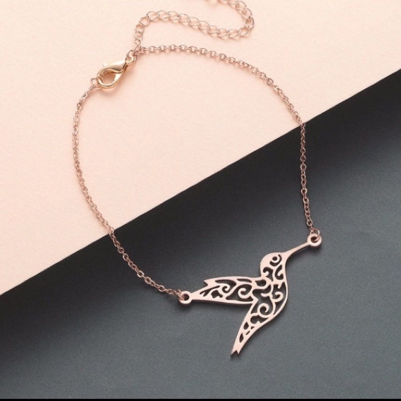 NEW💙💎PRETTY!💗ROSE💛GOLDEN💗HUMMINGBIRD💎💙SMALL - Picture 4 of 7